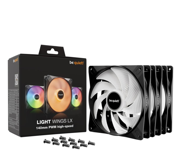 BE QUIET! Light Wings LX 140mm High-speed PWM Triple Pack 3x140mm - 1287576 - zdjęcie 4